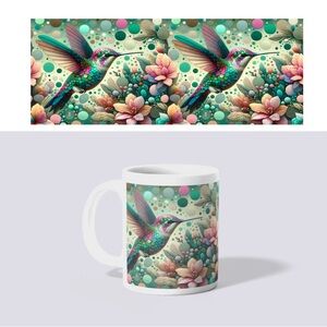 Colorful Hummingbird Mug